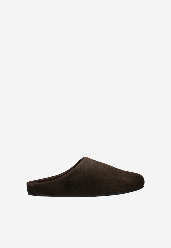 Brązowe klapki z linii Comfort