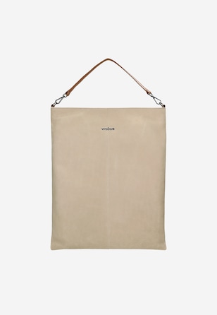 Velká šedá dámská kabelka