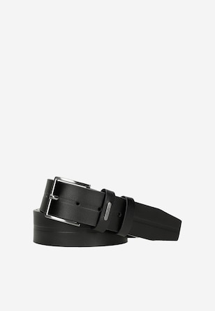 Curea neagră din piele bărbați