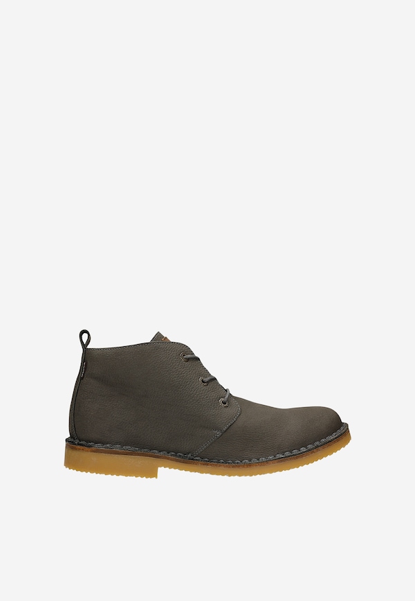 Ciemnoszare trzewiki męskie chukka boots