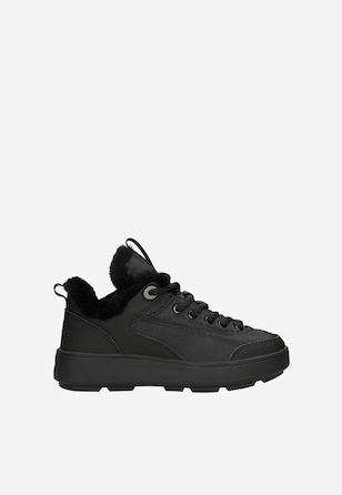 Czarne niskie śniegowce RELAKS