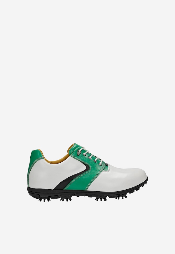 Zielone męskie półbuty golfowe