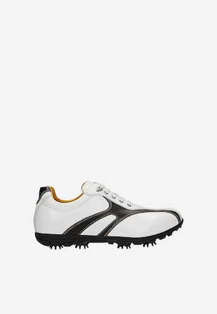 Brązowe męskie półbuty golfowe