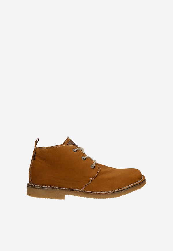 Hnedé pánske kotníkové topánky chukka