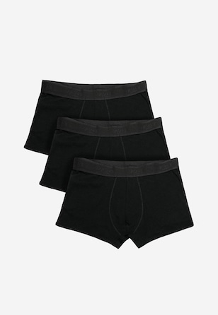 Czarne bawełniane bokserki męskie RELAKS