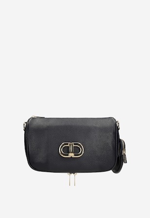 Mała granatowa torebka damska z odpinaną kieszenią