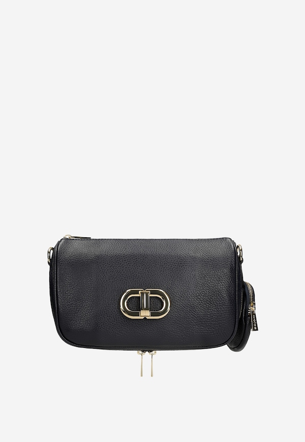 Mała granatowa torebka damska z odpinaną kieszenią