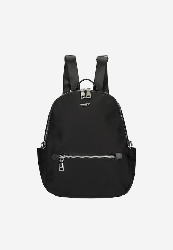 Mały czarny plecak damski RELAKS
