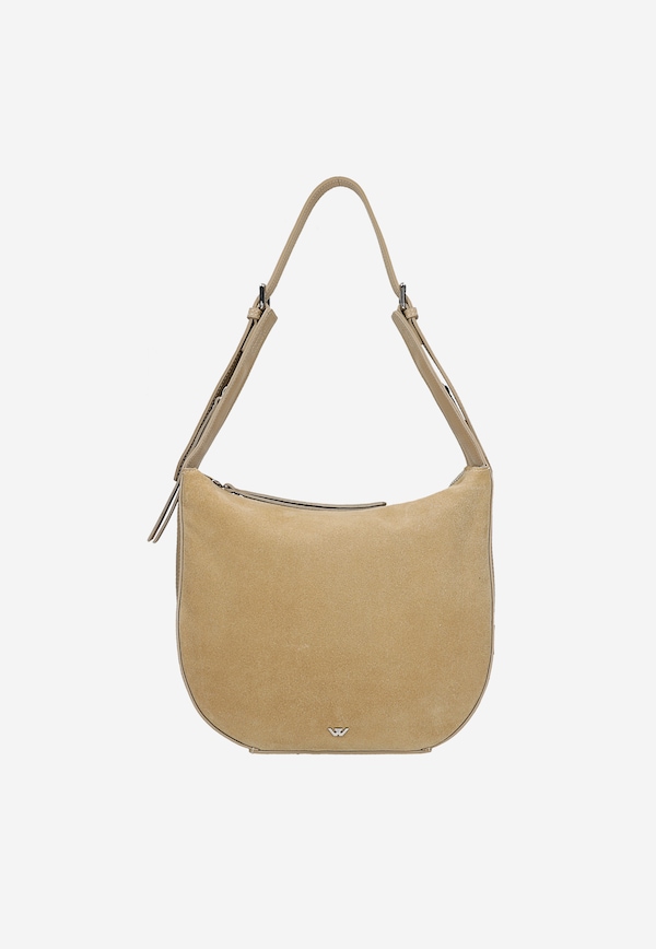 Duża torebka z łączonych skór