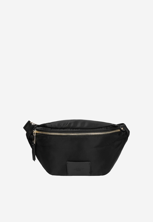 Czarna nylonowa nerka damska RELAKS