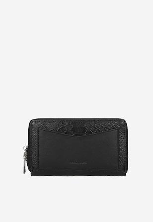 Kožená dámska peňaženka v čiernej farbe ako štýlový doplnok