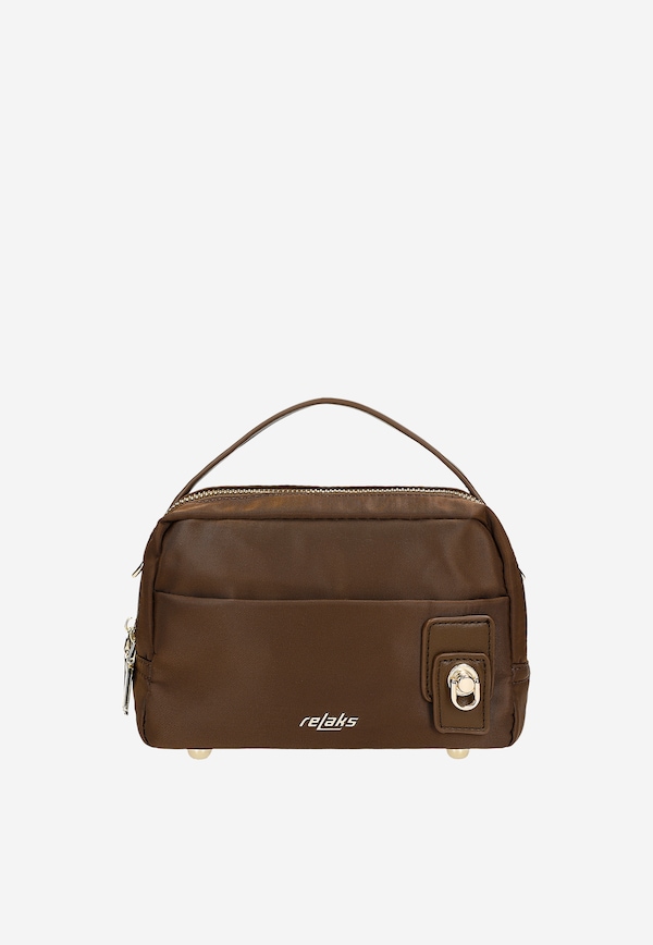 Mała brązowa torebka damska RELAKS