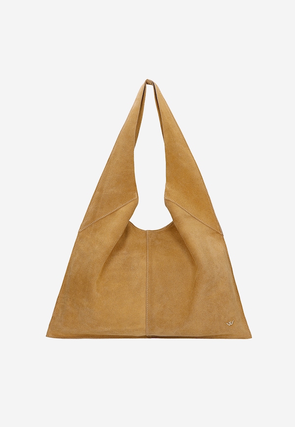 Duża jasnobrązowa torebka