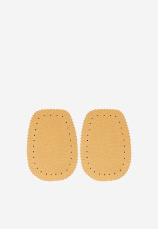 Brown latex pekari heel pad