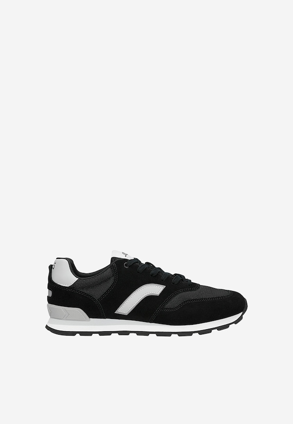 Czarne sportowe sneakersy RELAKS