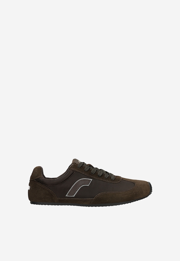 Čokoládové barefoot sneakers na tenké podrážce RELAKS