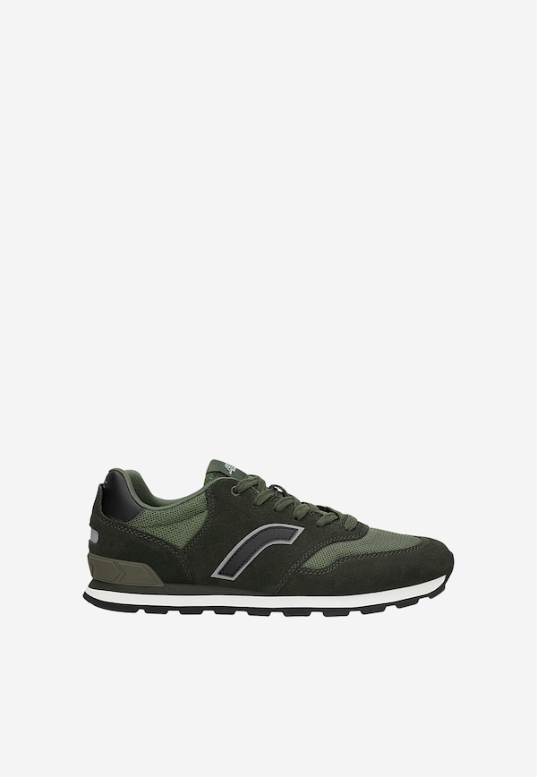 Sneakers RELAKS în culoarea verde închis