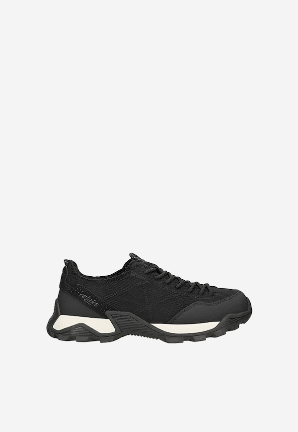 Sneakers negri din material textil RELAKS