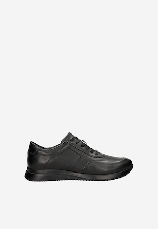 Černé kožené sneakers pro muže