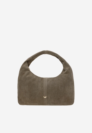 Beżowa mała torebka w stylu hobo