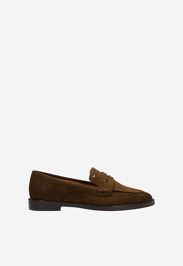 Hnedé mokasíny zo štiepenky
