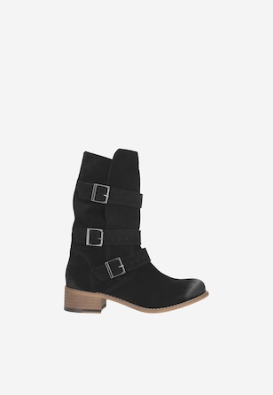 Čierne dámske kotníky