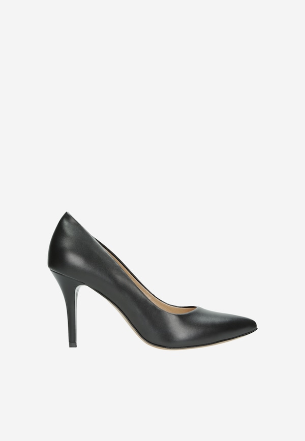 Pantofi stiletto negri damă