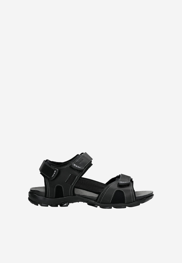 Men's black sandals