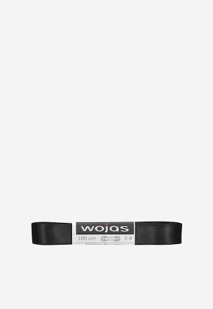 Wojas sznurowadła czarne satynowe 100 cm