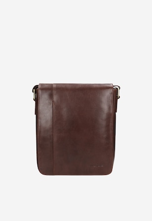 Praktická pánská aktovka v tmavě hnědé barvě 