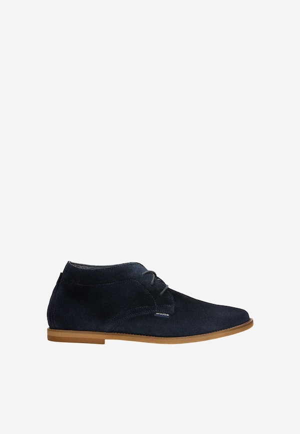 Ghete comode din piele bleumarin damă