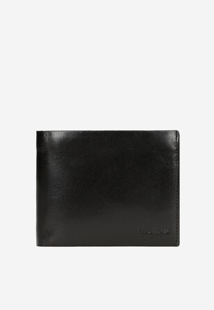 Klasyczny portfel męski w kolorze ciemnego brązu