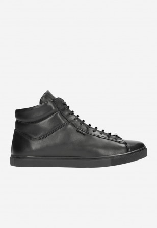 Čierne členkové topánky v športovom dizajne 64062-51