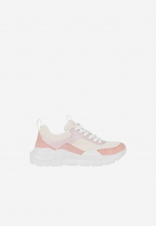 WJS różowe sneakersy damskie w delikatnej kolorystyce WJS64041-85