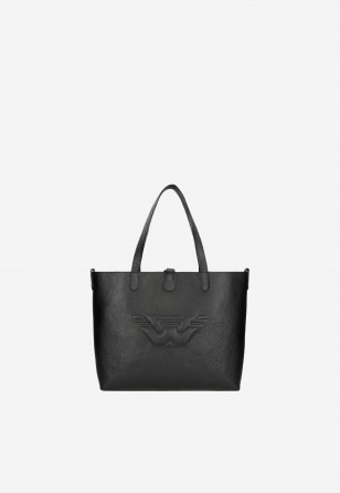 Velká černá dámská kabelka z kvalitní kůže 80250-51