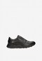 Czarne wsuwane sneakersy damskie ze skóry licowej 46119-51