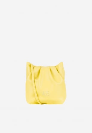 WJS żółta torebka damska na długim pasku