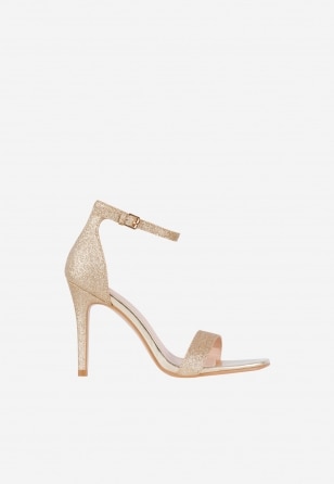 Elegantné dámske sandále v zlatej farbe na každú príležitosť WJS74048-18