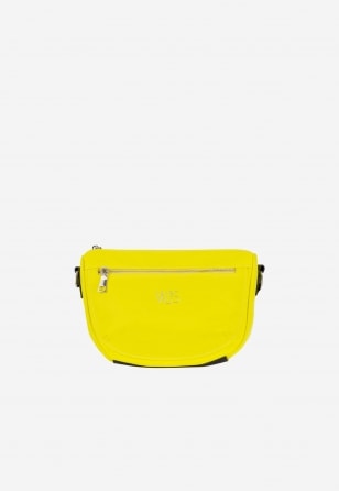 WJS żółta torebka damska z czarnymi elementami WJS76097-18
