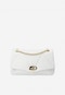 Biała pikowana torebka damska ze złotym łańcuszkiem 80287-50