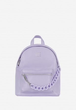 WJS fioletowy pastelowy plecak damski  WJS90007-56