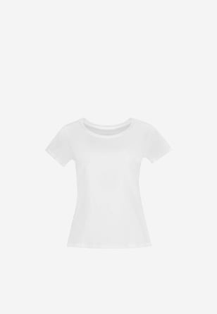 Biała koszulka damska U