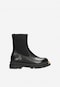 Čierne dámske zimné topánky na každodenné radosti 55119-51