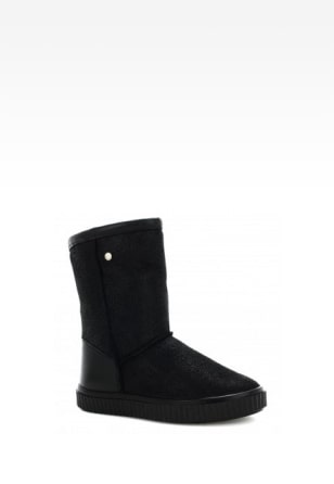 Botki ocieplane BARTEK T-277750/F10 II, dla dziewcząt, czarny T-277750/F10 II