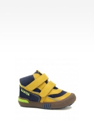 Sneakers BARTEK 91756-010, dla chłopców, ocean-żółty
