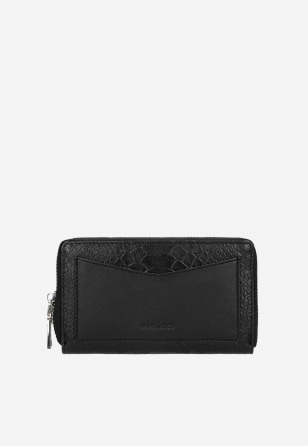 Kožená dámska peňaženka v čiernej farbe ako štýlový doplnok 91065-51