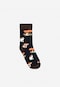 Veselé bavlněné ponožky pánské s motivem hub 97007-86