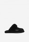 Černé domácí papuče dámské s plnou špičkou R34004-61