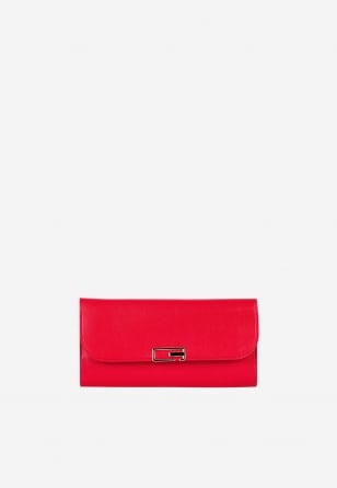 WJS duży czerwony portfel damski  WJS93000-55