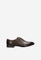 Pánské elegantní boty na podpatku z jasně hnědé hladké kůže 10166-52